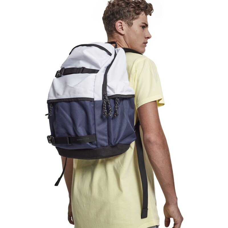 Backpack Colourblocking - Weiss/Navy/Schwarz