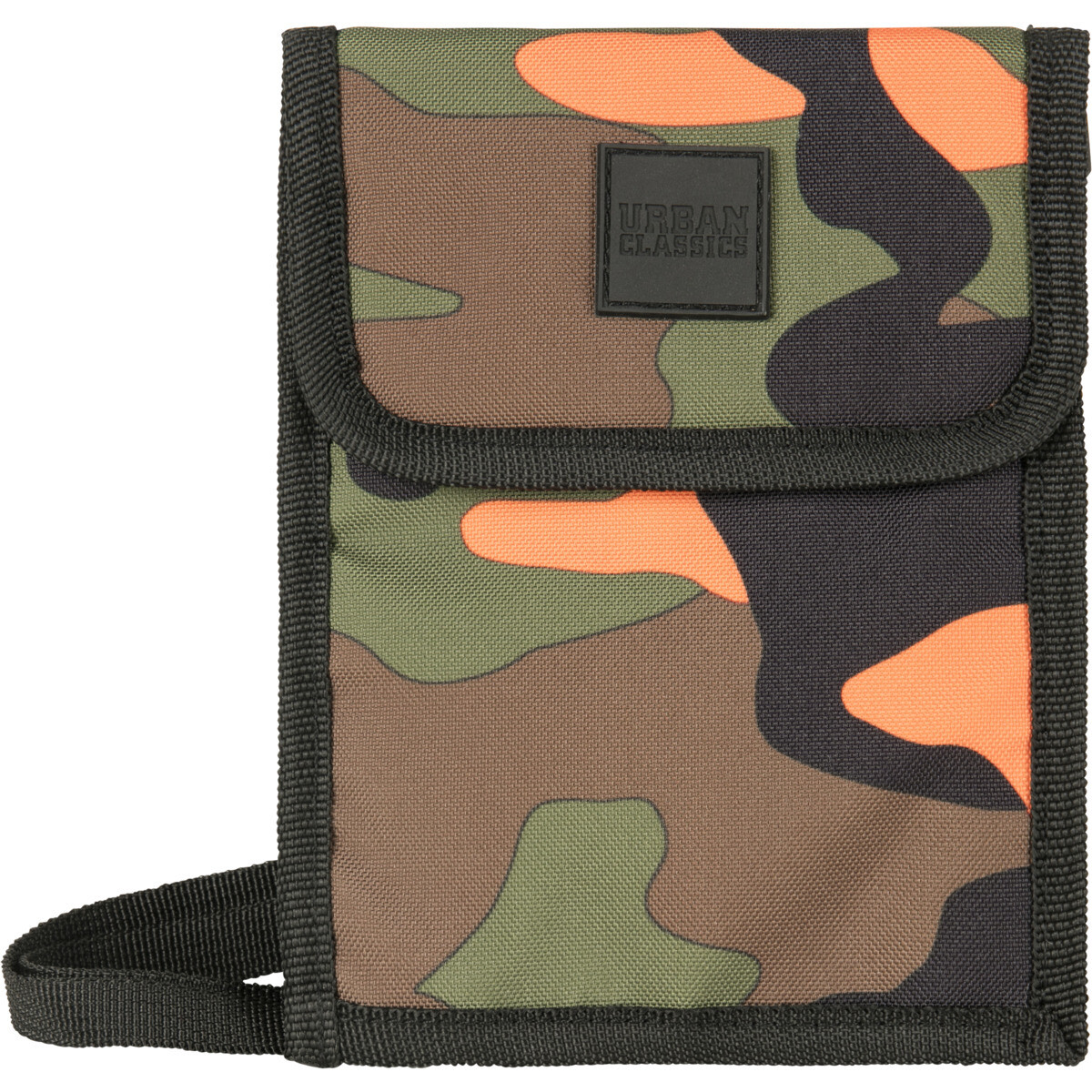 Neck Pouch Oxford - Orange Camo
