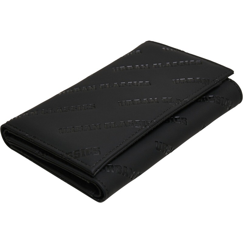Imitation Leather Allover Logo Wallet
