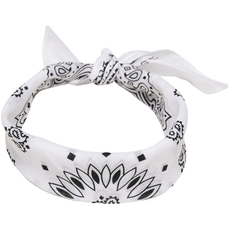 Multicolor Bandana 3-Pack - Orange/Hell Blau/Weiss