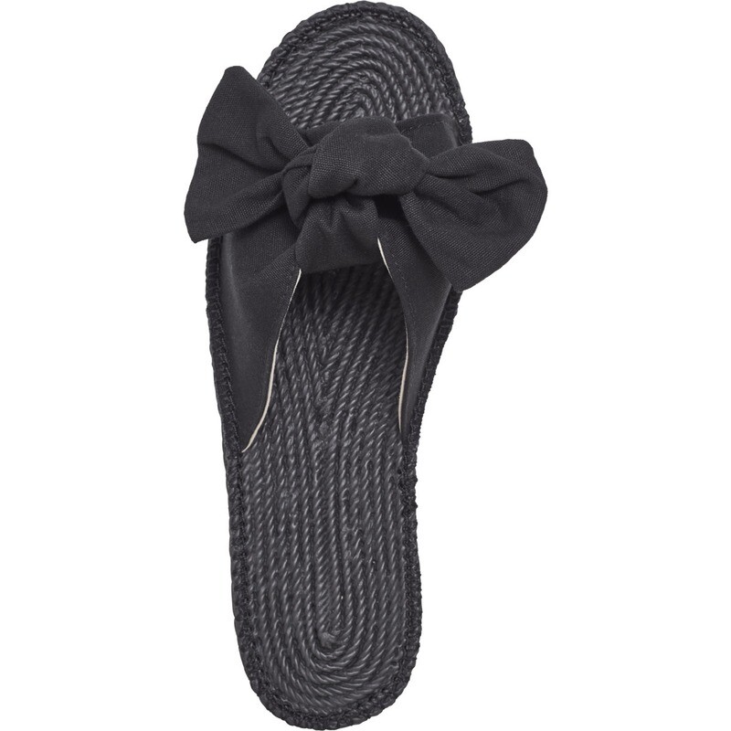 Canvas Mules - Schwarz