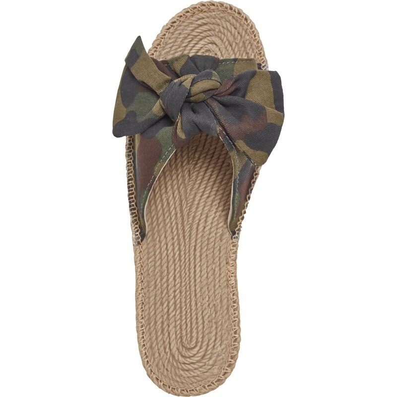 Canvas Mules - Wood Camo