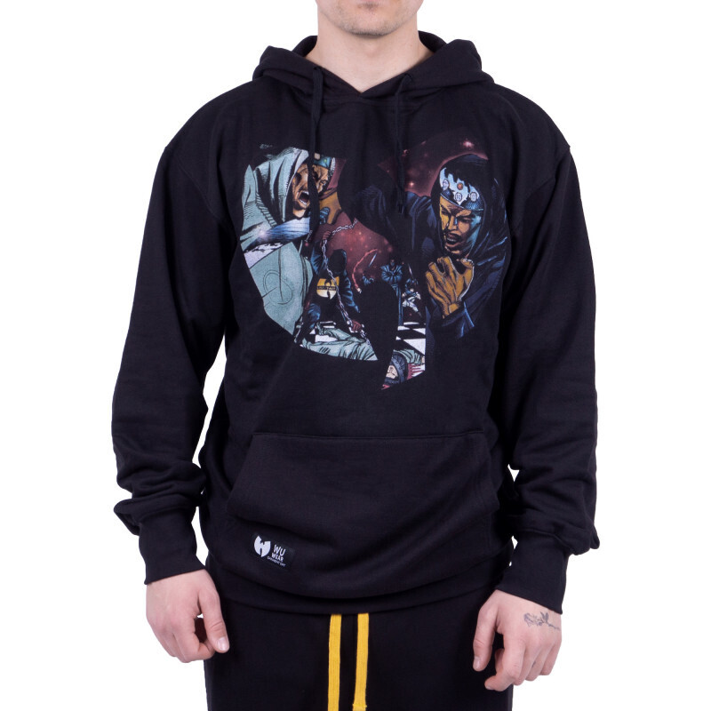 WU WEAR - GZA LIQUID SWORDS HOODED BLACK - WU-TANG CLAN