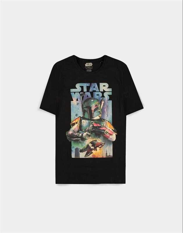 Star Wars - Boba Fett Poster - Men&#39;s Short Sleeved T-shirt