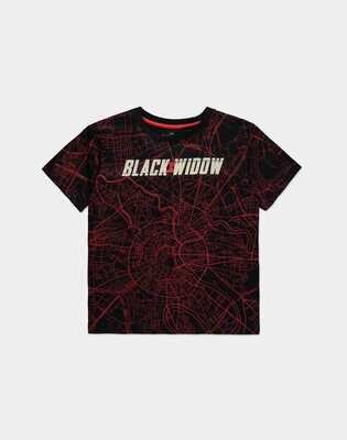Marvel - Black Widow City Map - Women's T-shirt