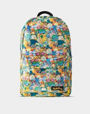Pokémon - Characters All Over Printed Backpack