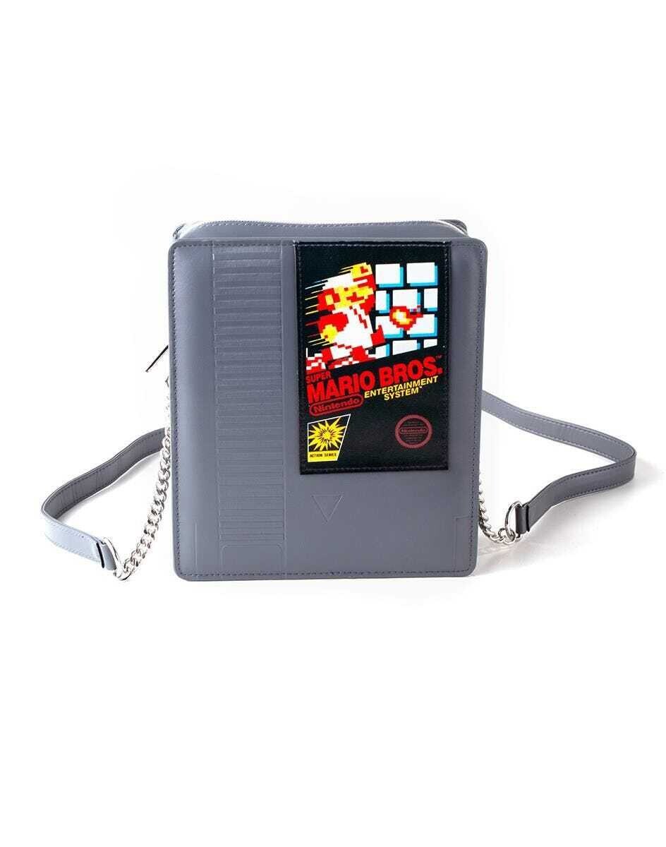 Nintendo - Super Mario Bros Cartridge Lady Cross Body Bag