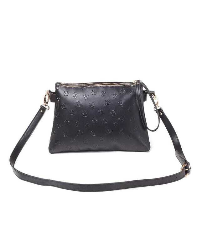 Zelda - AOP With Gold Print Hyrule Logo Ladies Shoulderbag