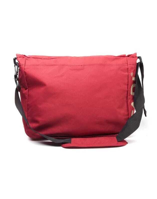 Atari - Dark Red Messenger Bag with Japanese Logo