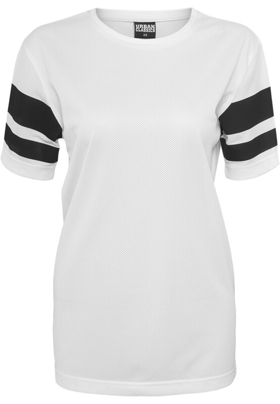 Ladies Stripe Mesh Tee