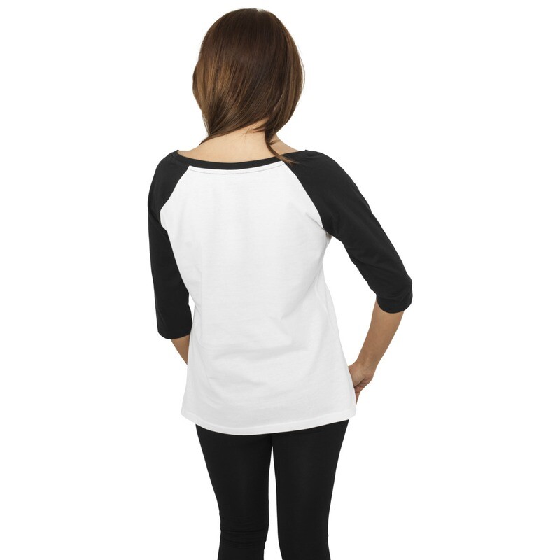 Ladies 3/4 Contrast Raglan Tee