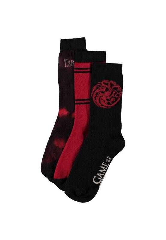 GOT - House Of The Dragon - Crew Socks (3Pack)