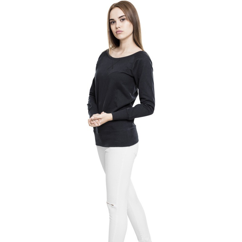 Ladies Wideneck Crewneck