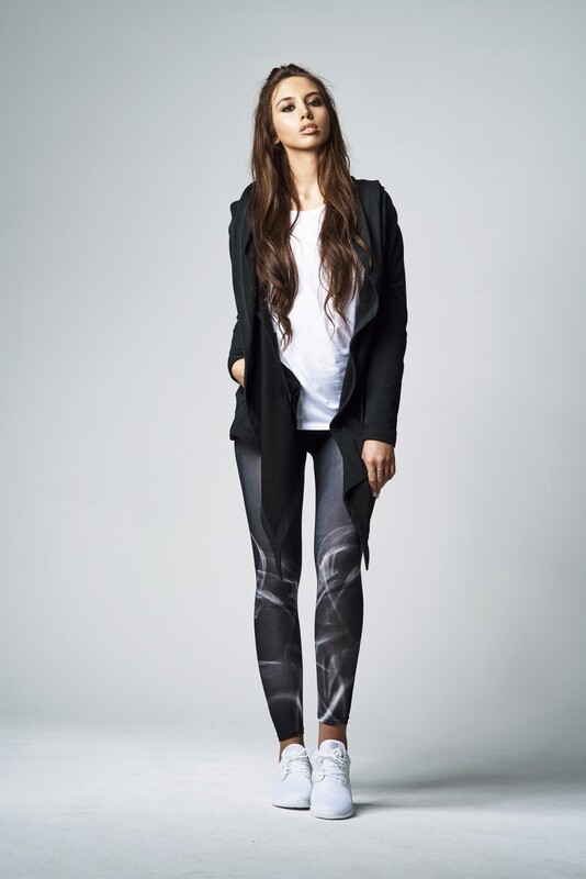 Ladies Hooded Sweat Cardigan