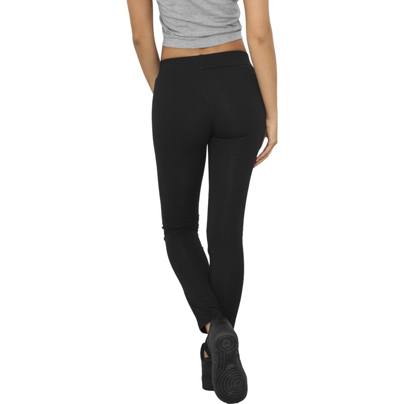 Ladies Front Leather Imitation Leggings