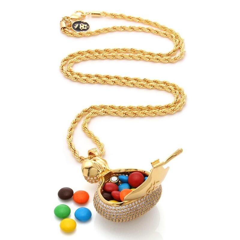 Money Bag Stash Necklace