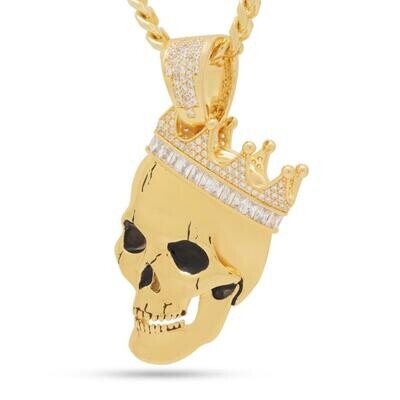 3D Boss Skull King Necklace