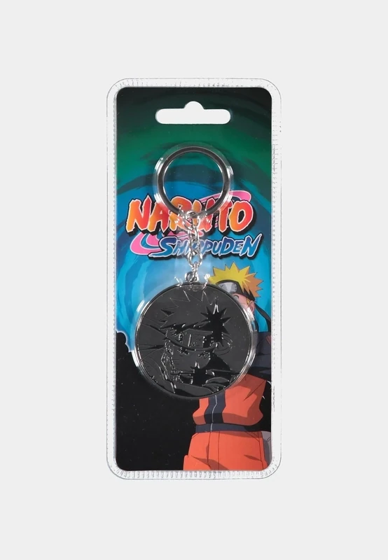 Naruto Shippuden - Silver Metal Keychain
