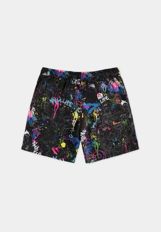 Naruto - Hero AOP Black - Men's (Swim) Shorts