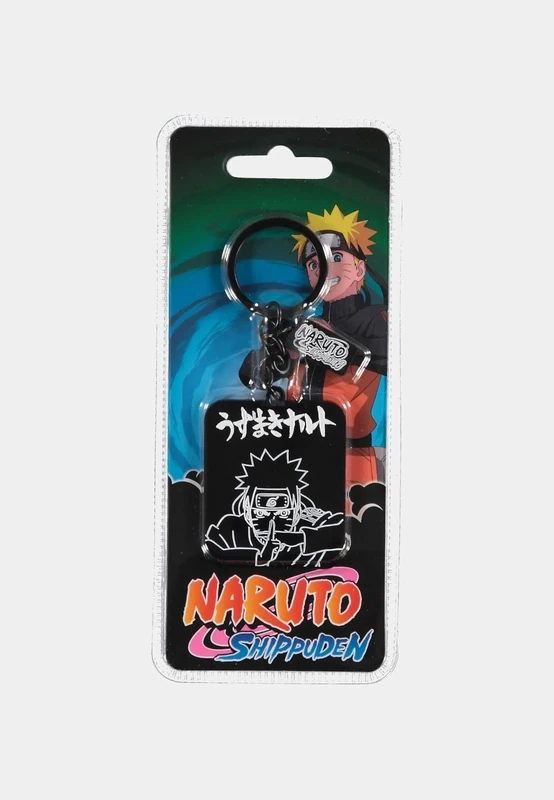 Naruto Shippuden - Line art Metal Keychain