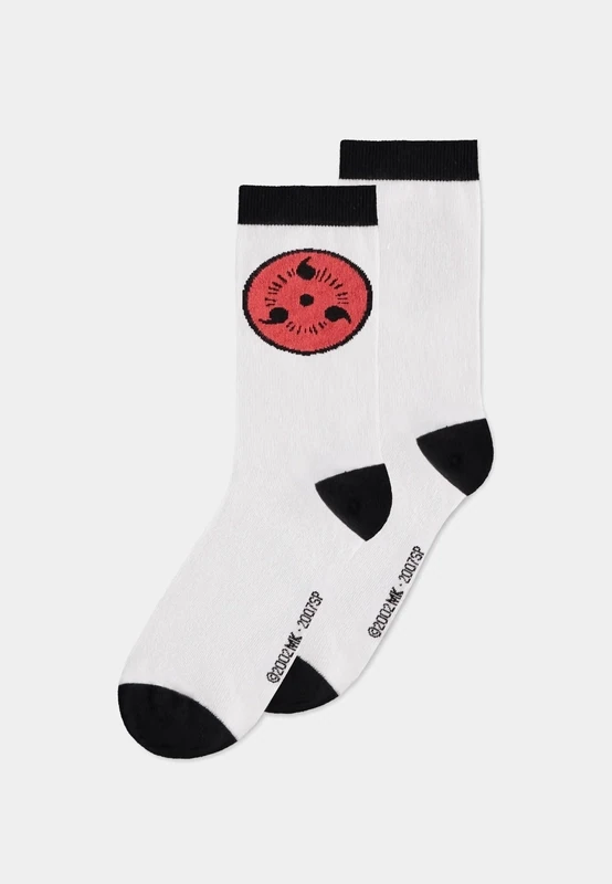Naruto Shippuden - Sasuke symbol Men's Crew Socks (3Pack)