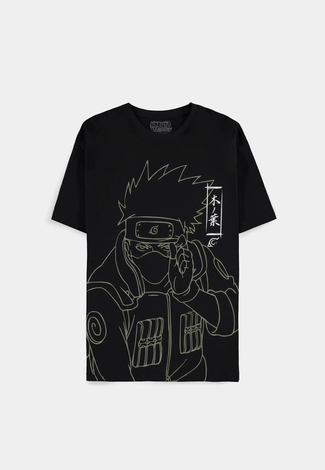 Naruto Shippuden - Kakashi Line Art - Men&#39;s Short Sleeved T-shirt