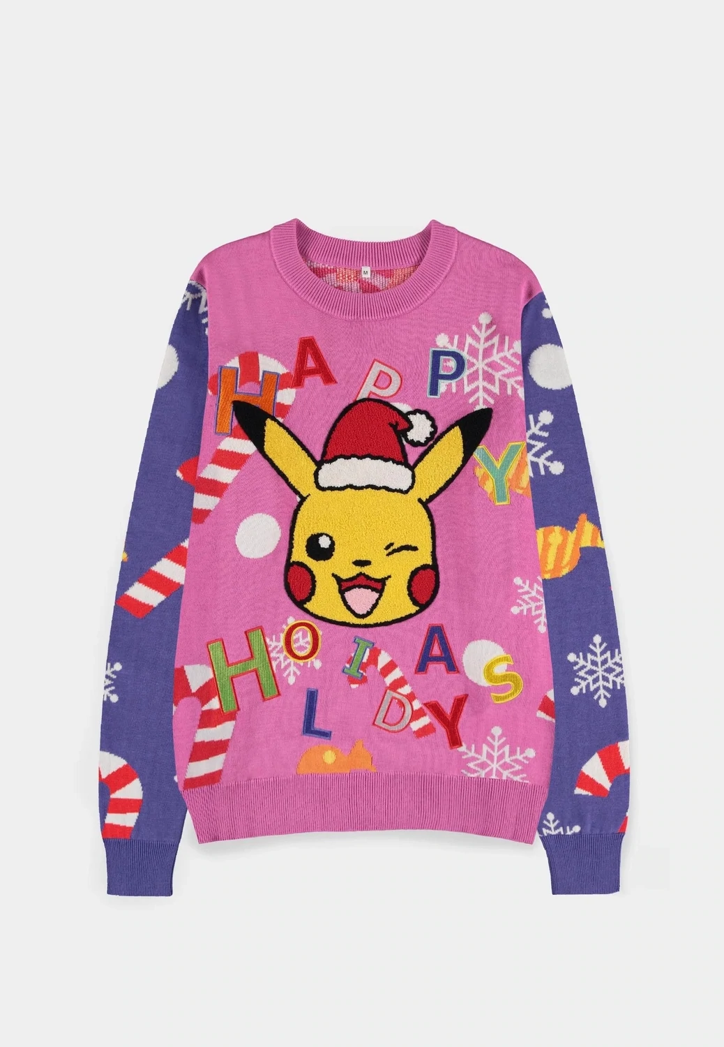 Pokémon - Pikachu Patched Christmas Jumper, Grösse: XS