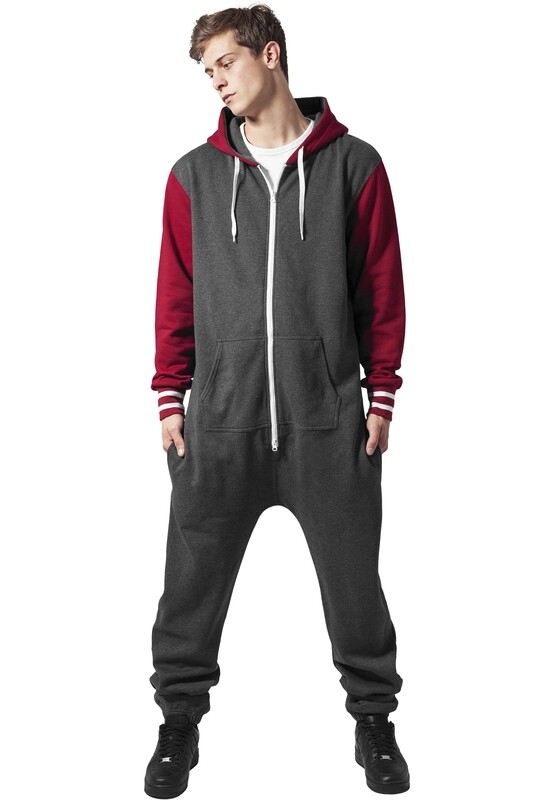 Urban Classics College 2-Tone Sweat Jumpsuit