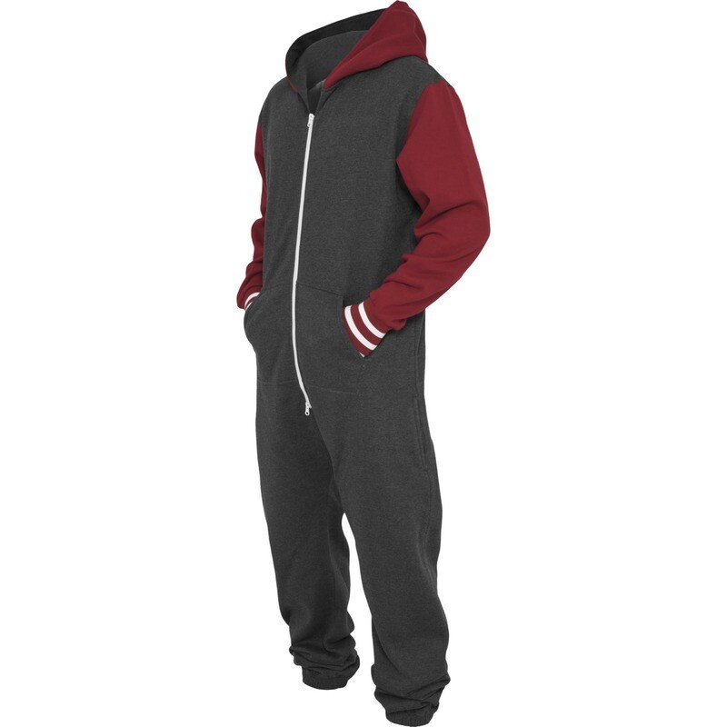 Urban Classics College 2-Tone Sweat Jumpsuit