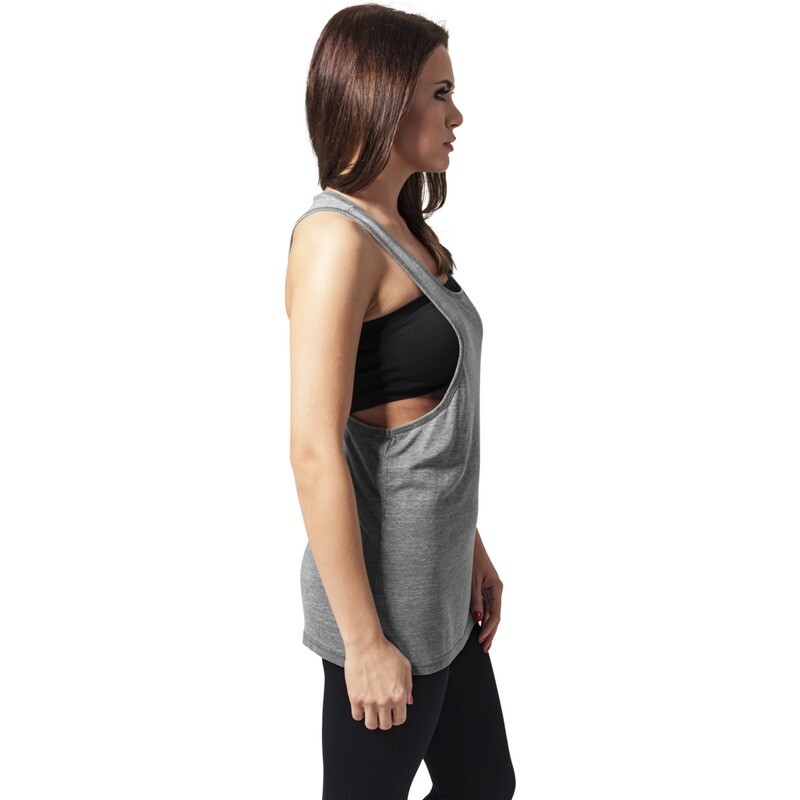 Ladies Loose Burnout Tank