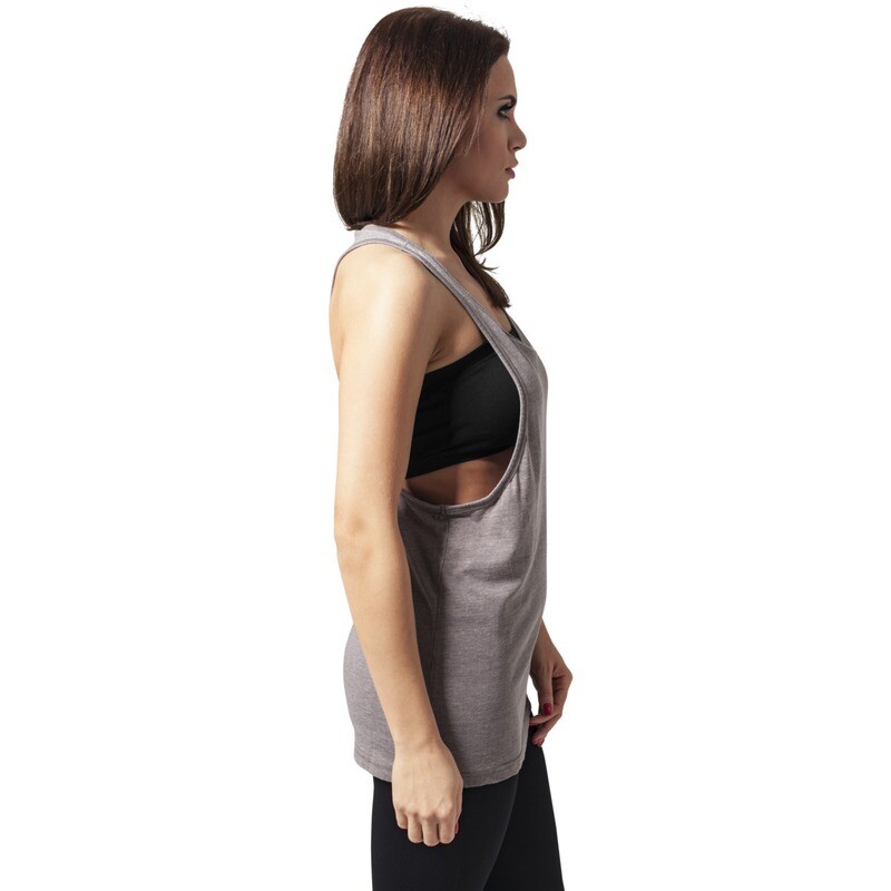 Ladies Loose Burnout Tank