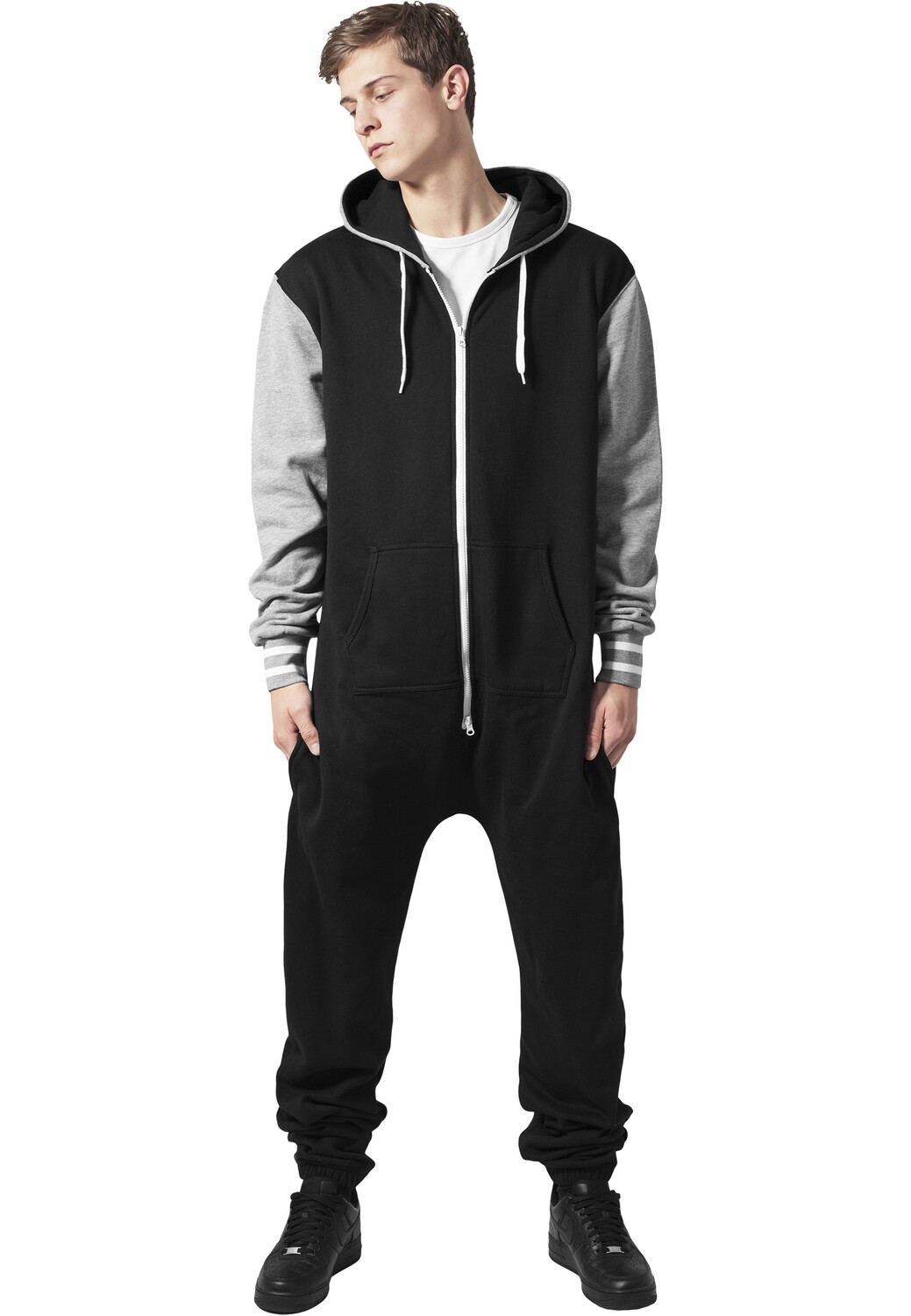 Urban Classics College 2-Tone Sweat Jumpsuit