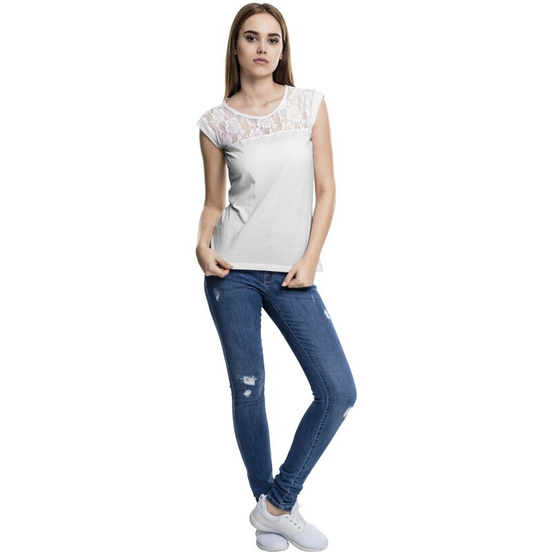 Ladies Top Laces Tee