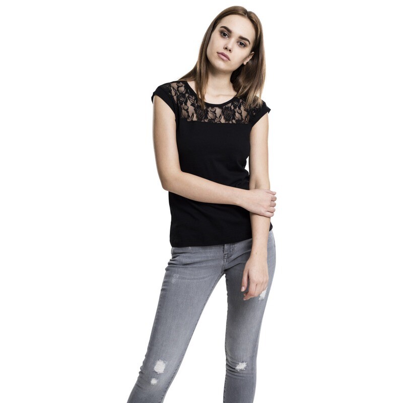 Ladies Top Laces Tee