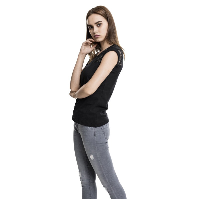 Ladies Top Laces Tee