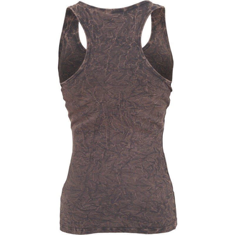 Ladies Crinkle Camo Tank Top