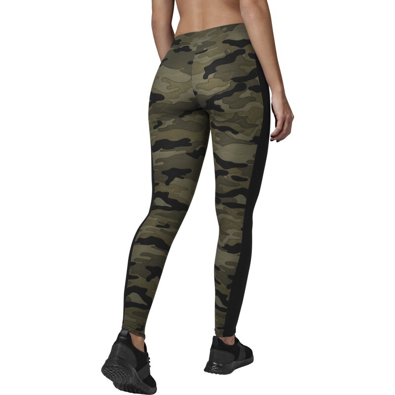 Ladies Camo Stripe Leggings
