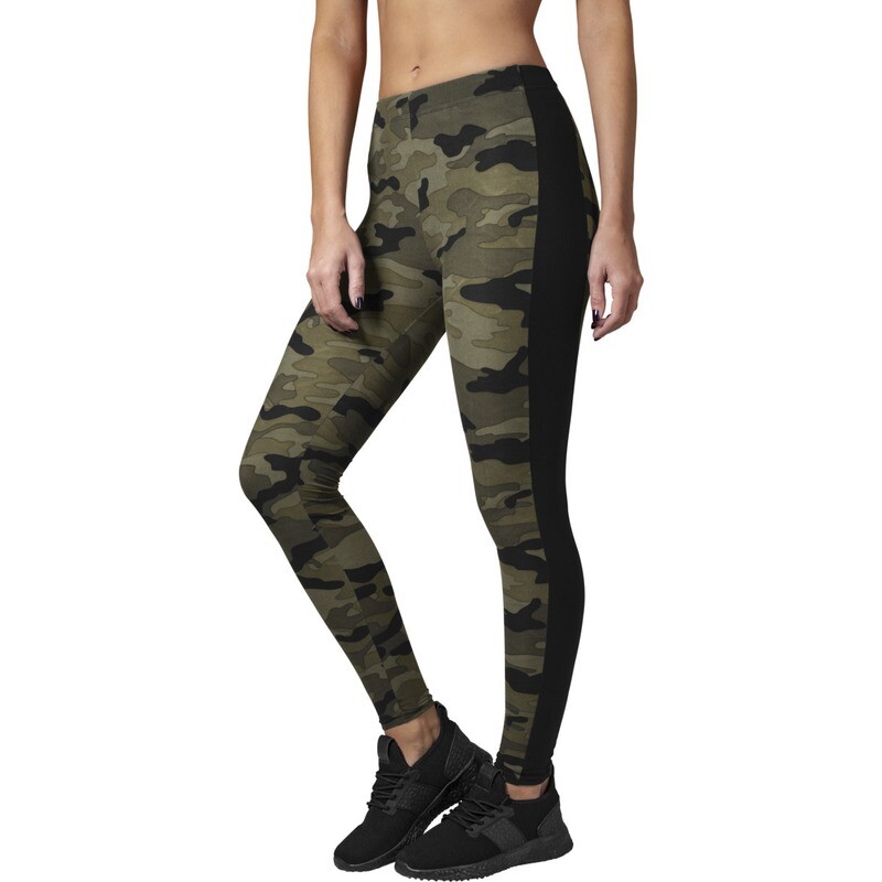 Ladies Camo Stripe Leggings