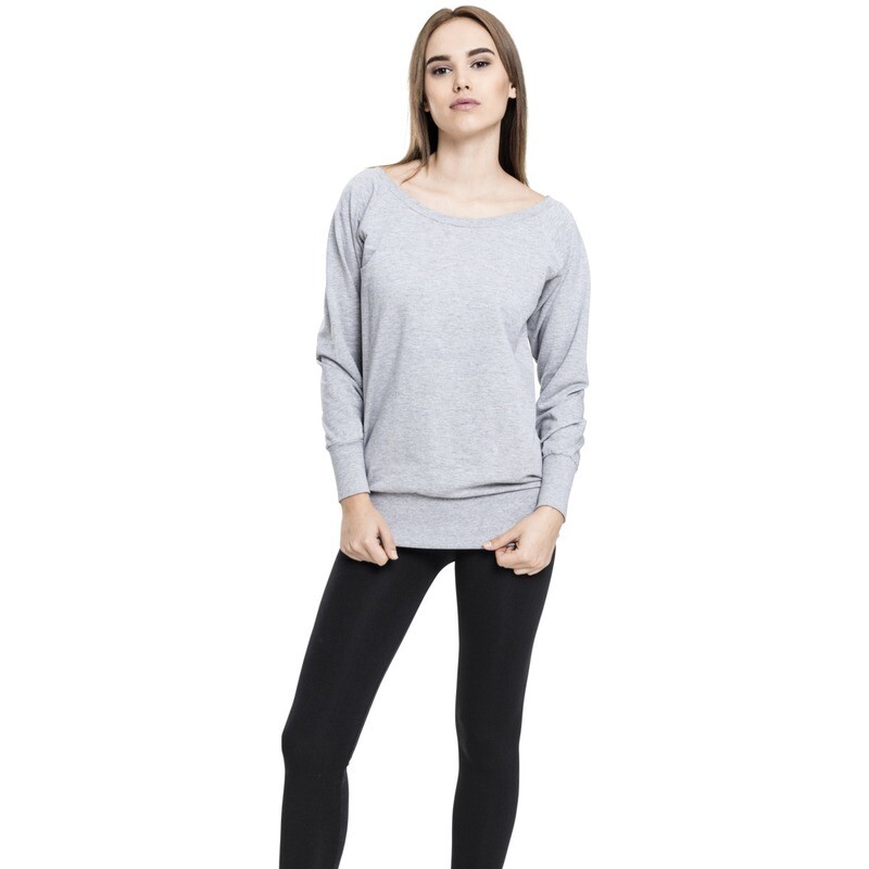 Ladies Wideneck Crewneck