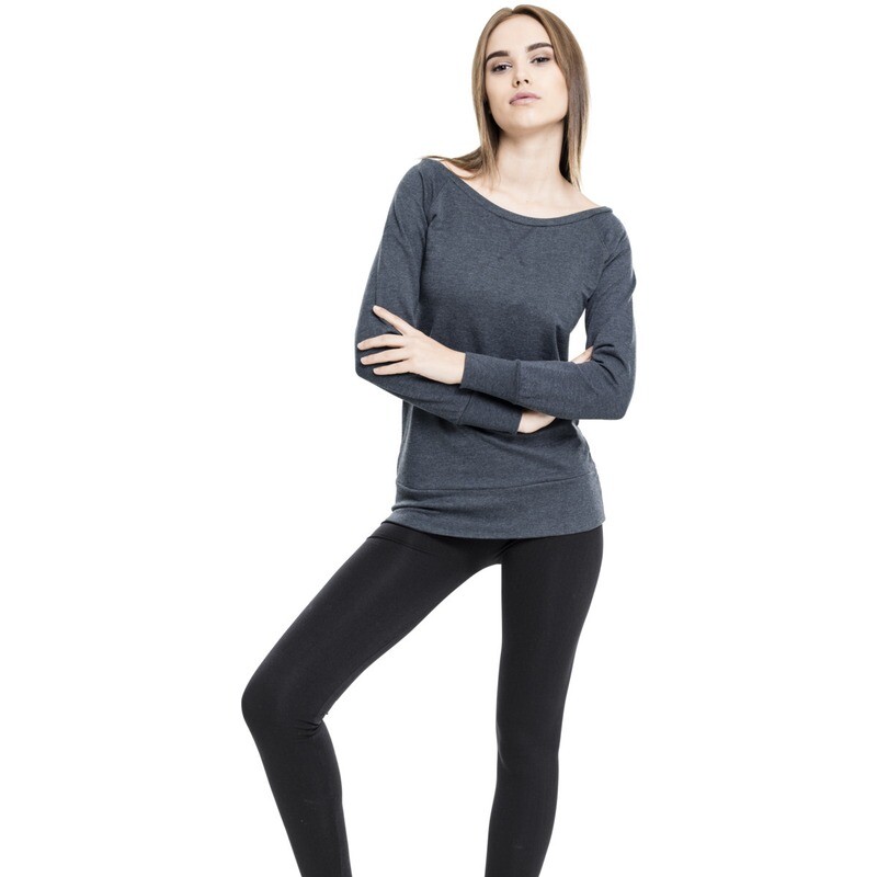 Ladies Wideneck Crewneck