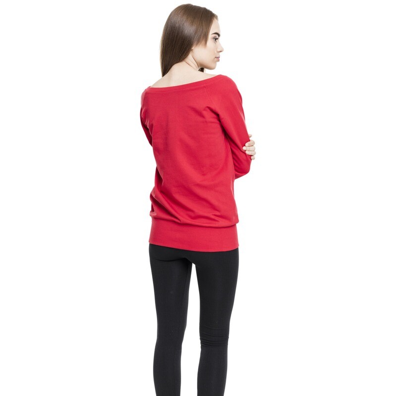 Ladies Wideneck Crewneck