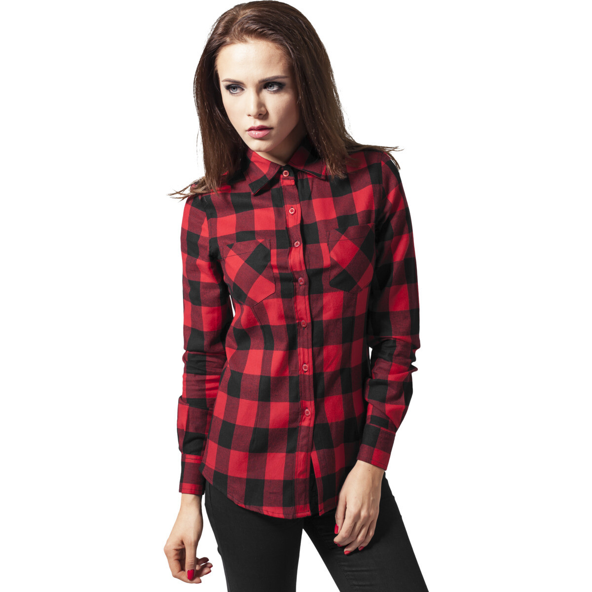 Ladies Checked Flanell Shirt