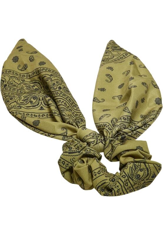 Bandana Print Scrunchies With XXL Bow 2-Pack