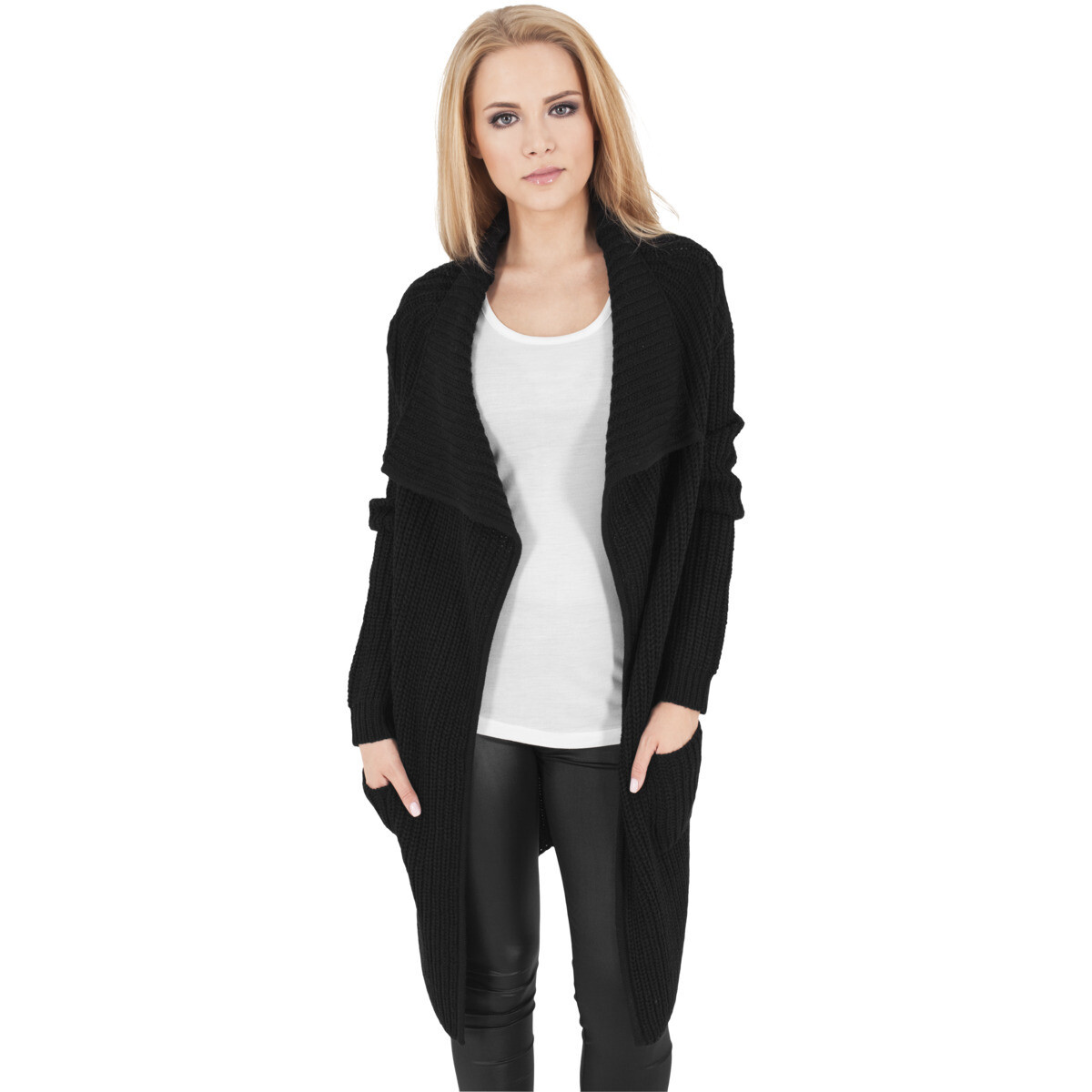 Ladies Knitted Long Cape