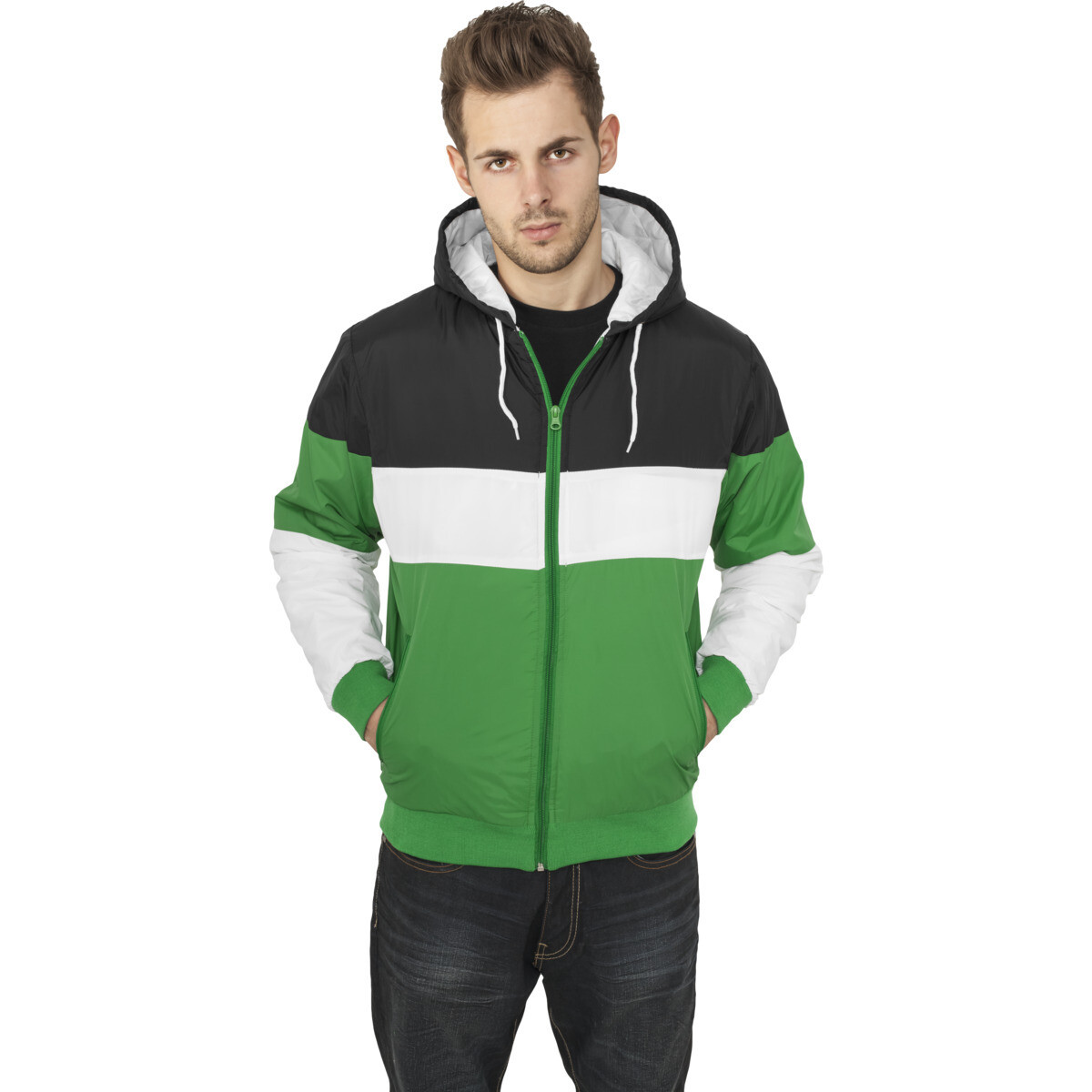 Tricolor Nylon Jacket