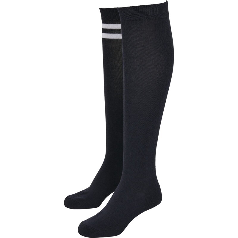 Ladies Checkerboard Overknee Socks