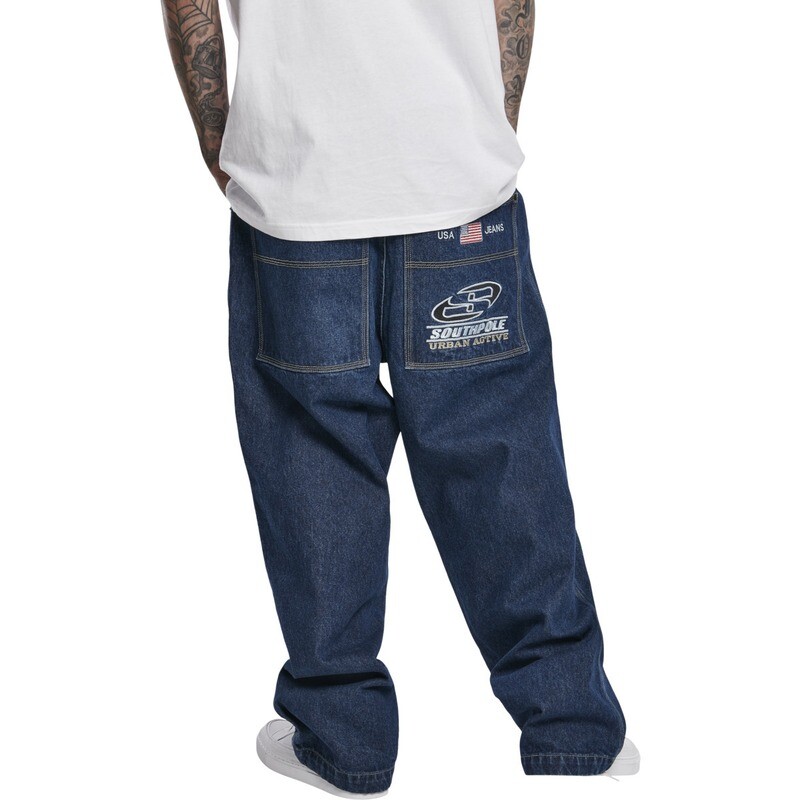 Logo Branded Baggy Jeans