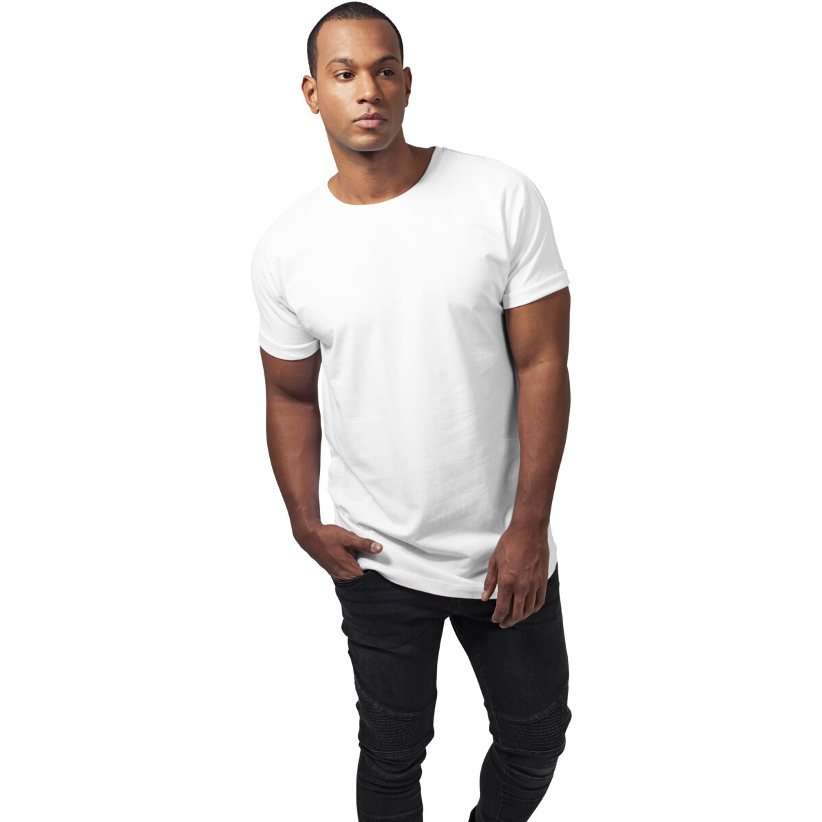 Long Shaped Turnup Tee