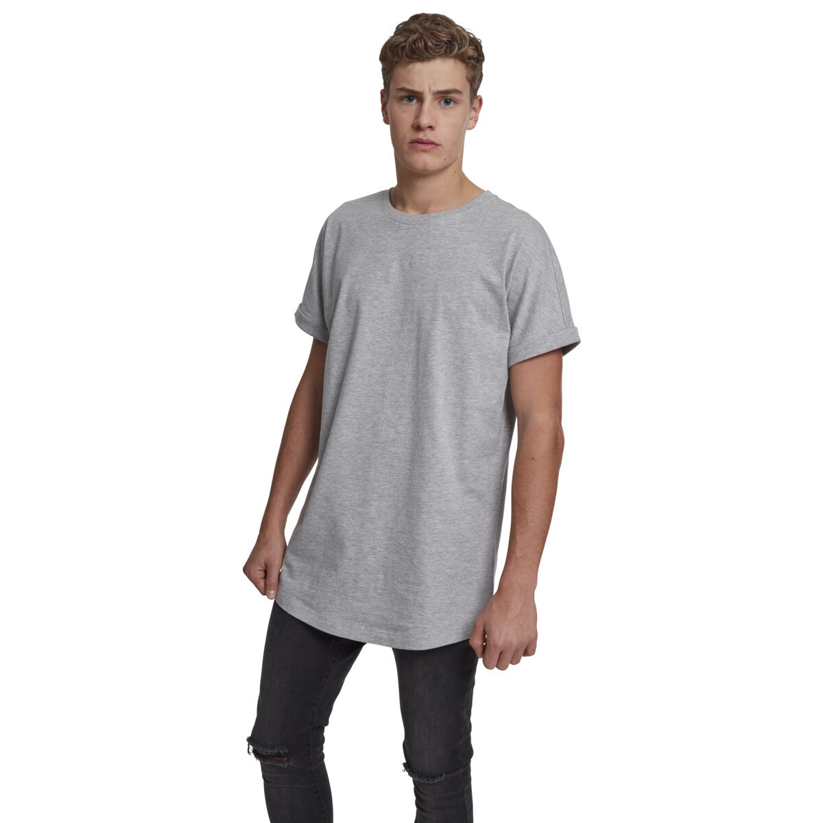 Long Shaped Turnup Tee