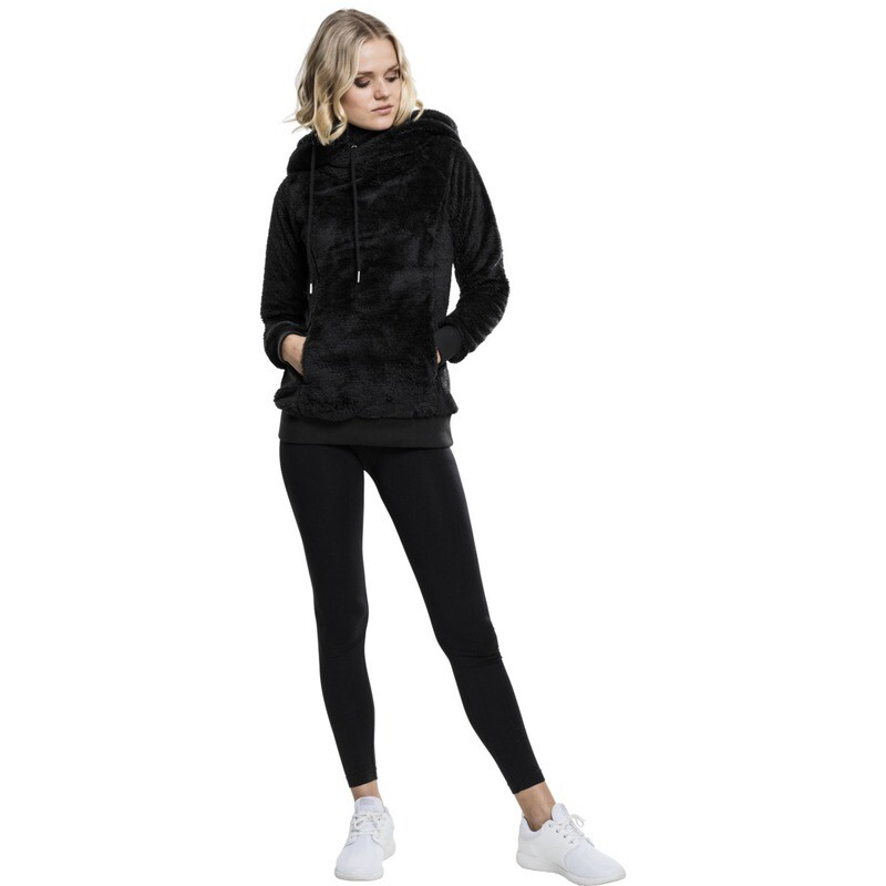 Ladies Long Teddy Hoody